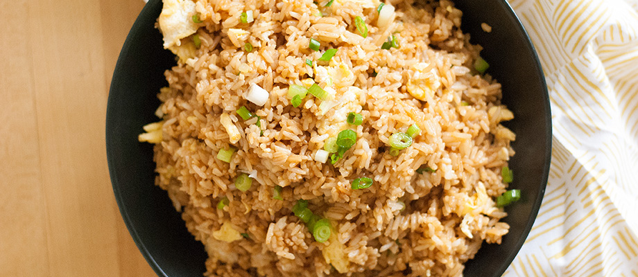 Soy Sauce Fried Rice Recipe